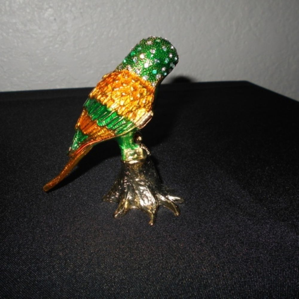 Mini Parrot Jewelry Box - Picture 5 of 7